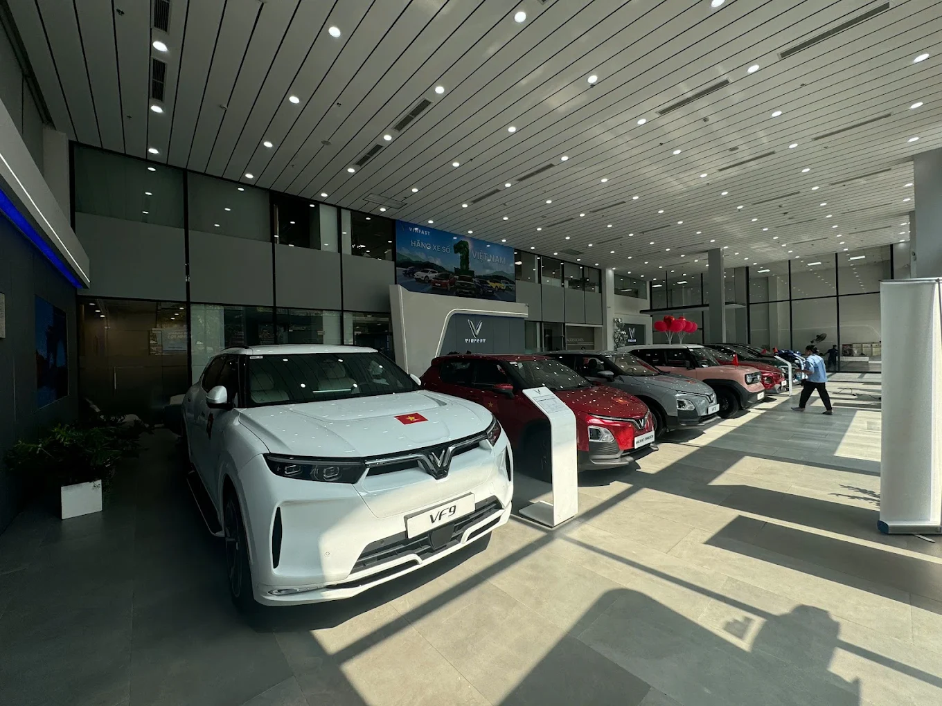 Các dòng xe VinFast đang phân phối tại showroom